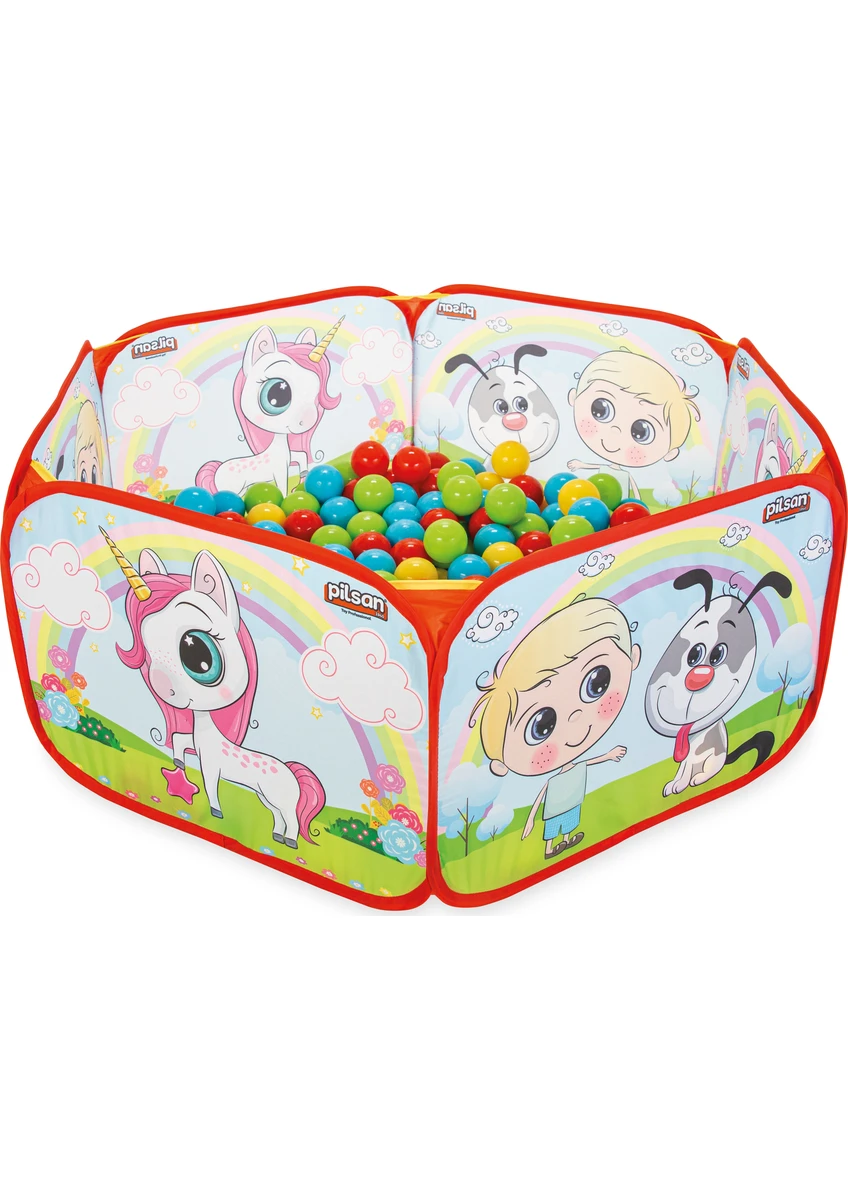Katlanabilir Top Havuzu – Hafif ve Dayanıklı Malzeme, Çocuk ve Anaokulu Kullanımına Uygun, 83x101x37,5 cm